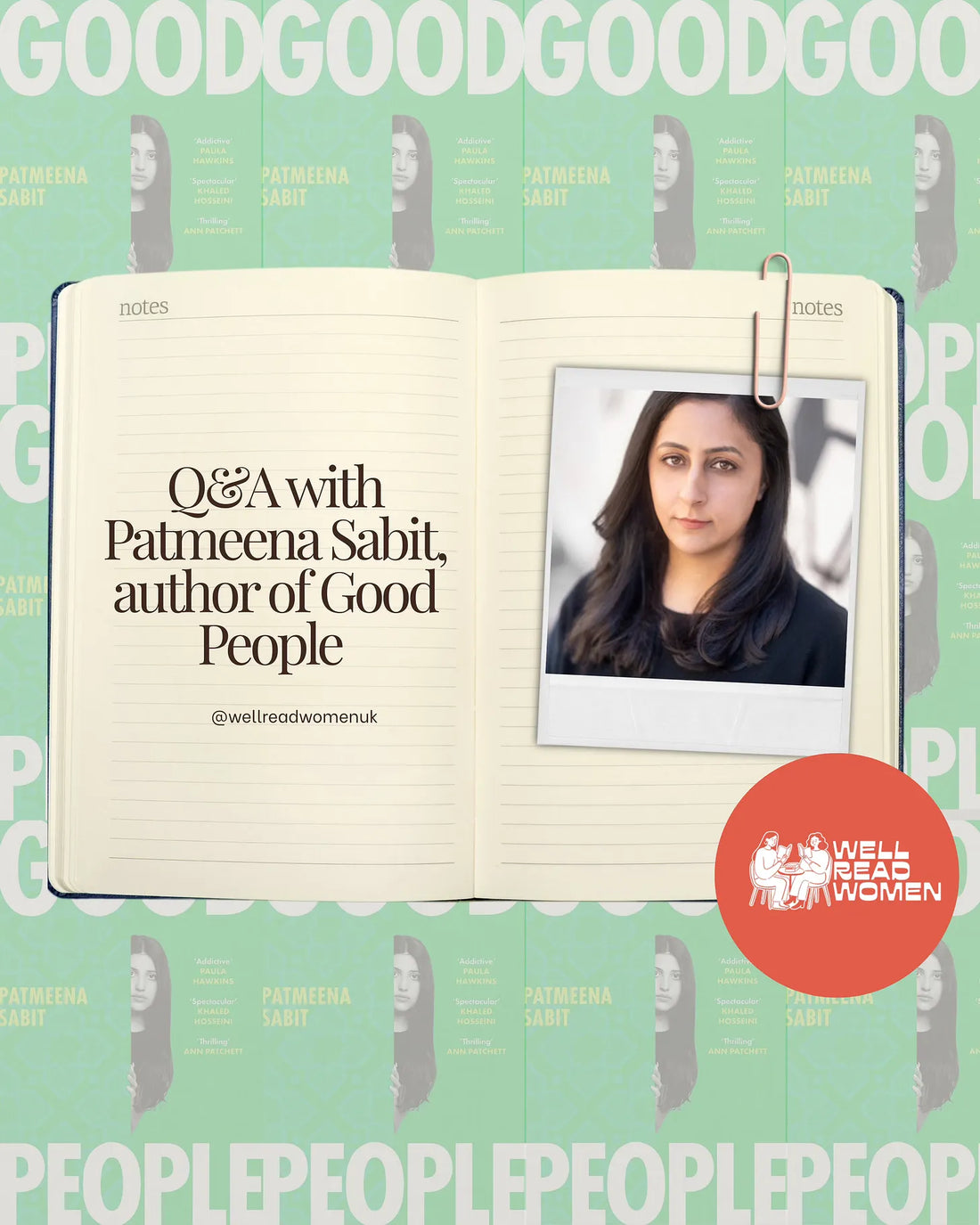 Q&A With Patmeena Sabit, author of Good People