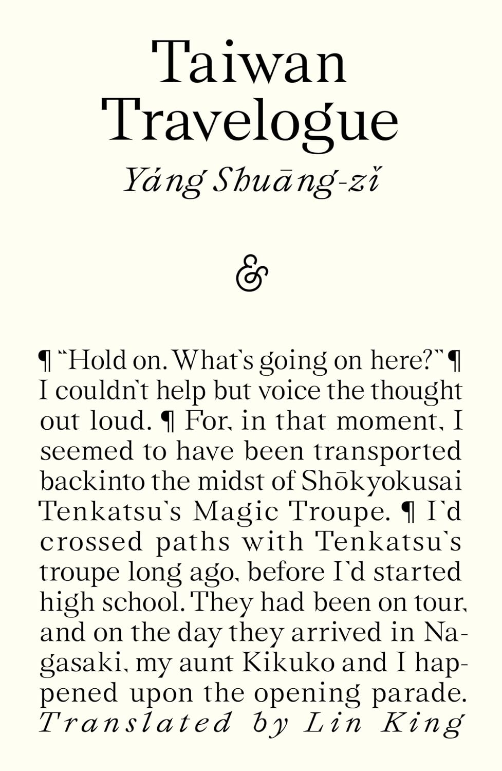 Taiwan Travelogue by Yáng Shuāng-zi